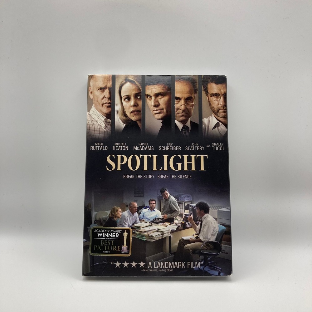 Spotlight DVD 2015 Academy Award Best Picture Michael Keaton Mark Ruffalo RRated